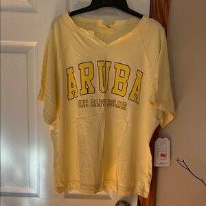 Yellow NWT ARUBA T-Shirt